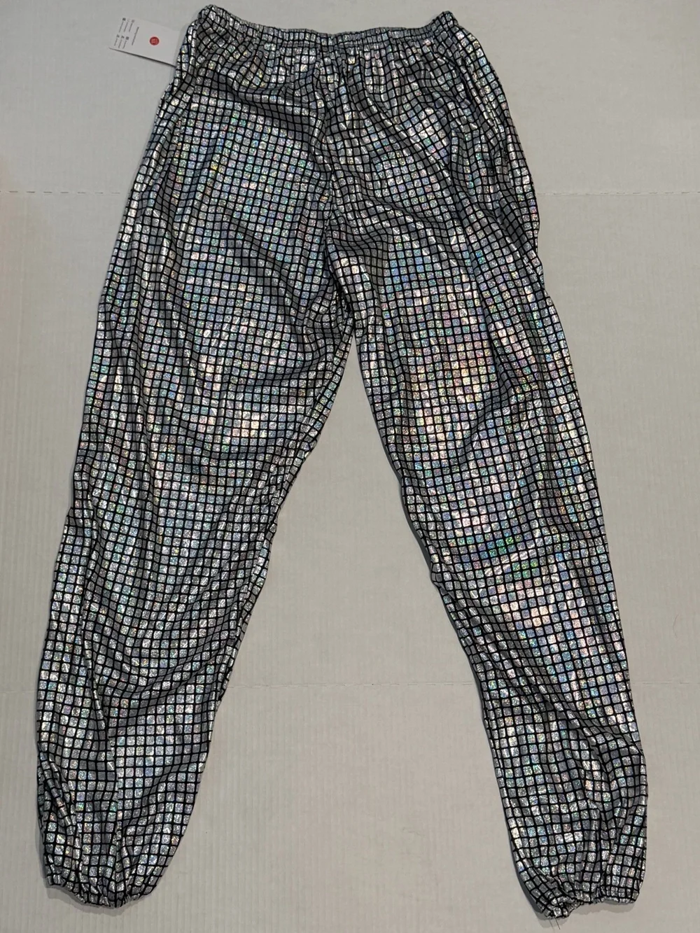 Youth XL Disco Ball Dance Pants Costume Halloween Fashion NWT